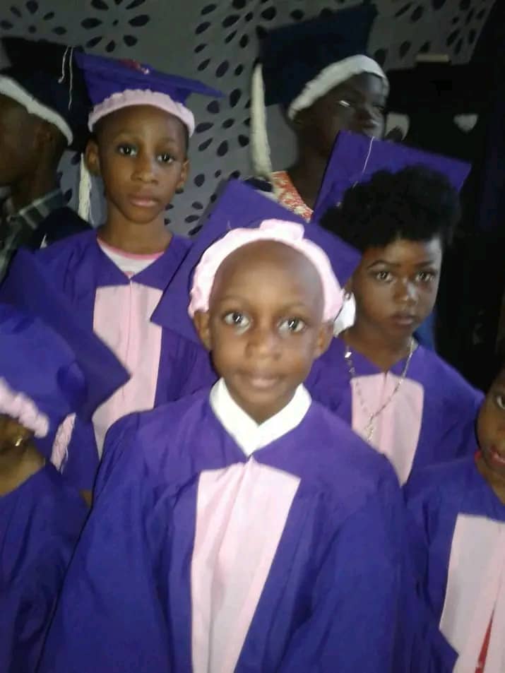 Glorious Academy pupils at their graduation ceremony