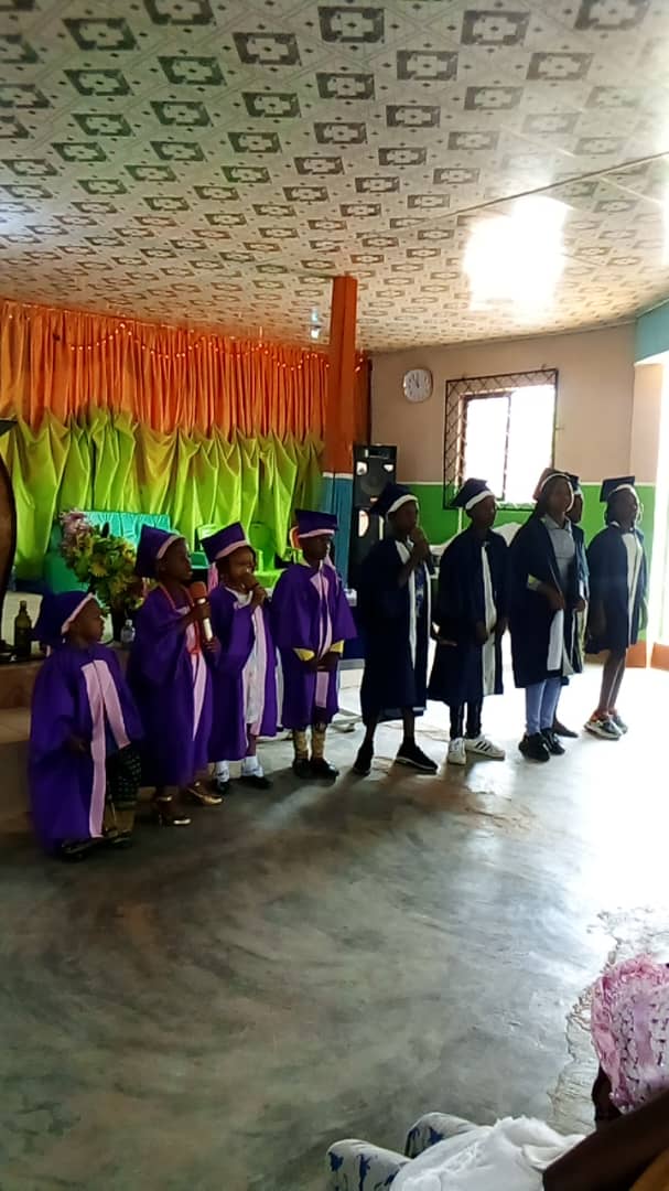 Glorious Academy graduation ceremony at the church auditorium